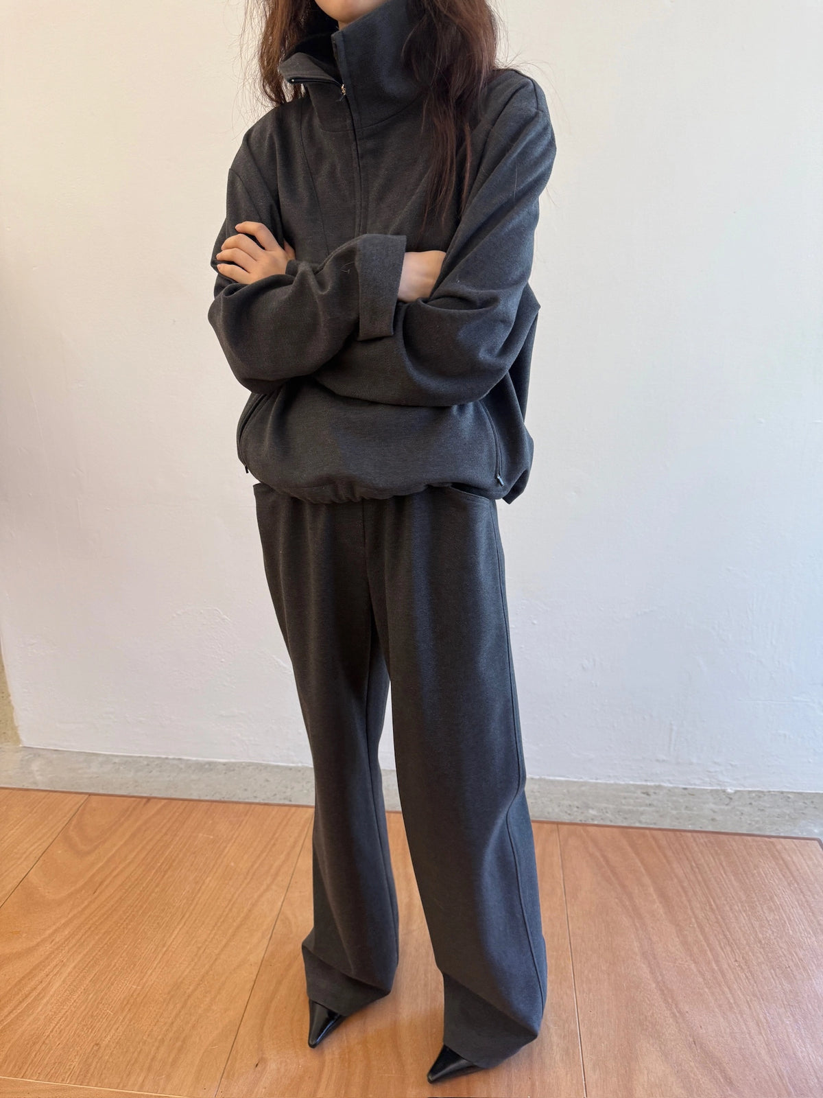 Hering Sweat Zip-up model photo