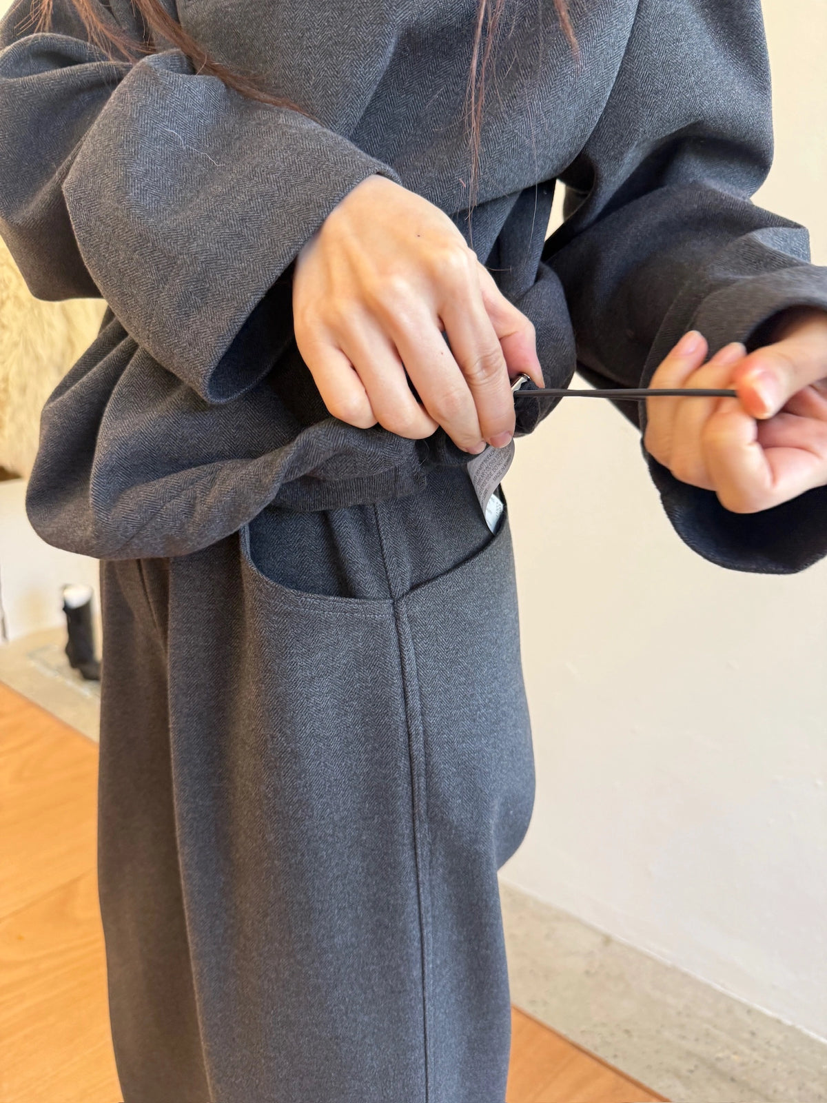 Hering Sweat Zip-up model photo