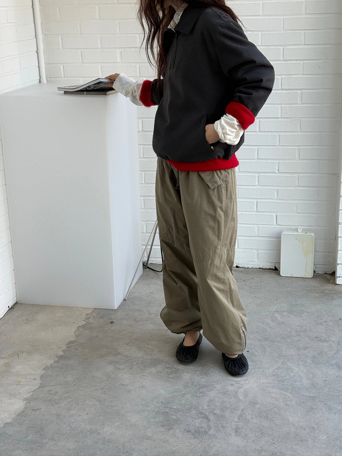 Hering Sweat Zip-up model photo