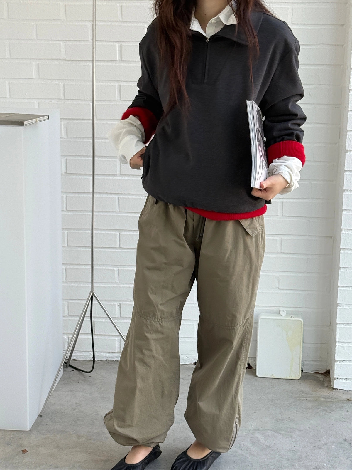 Hering Sweat Zip-up model photo