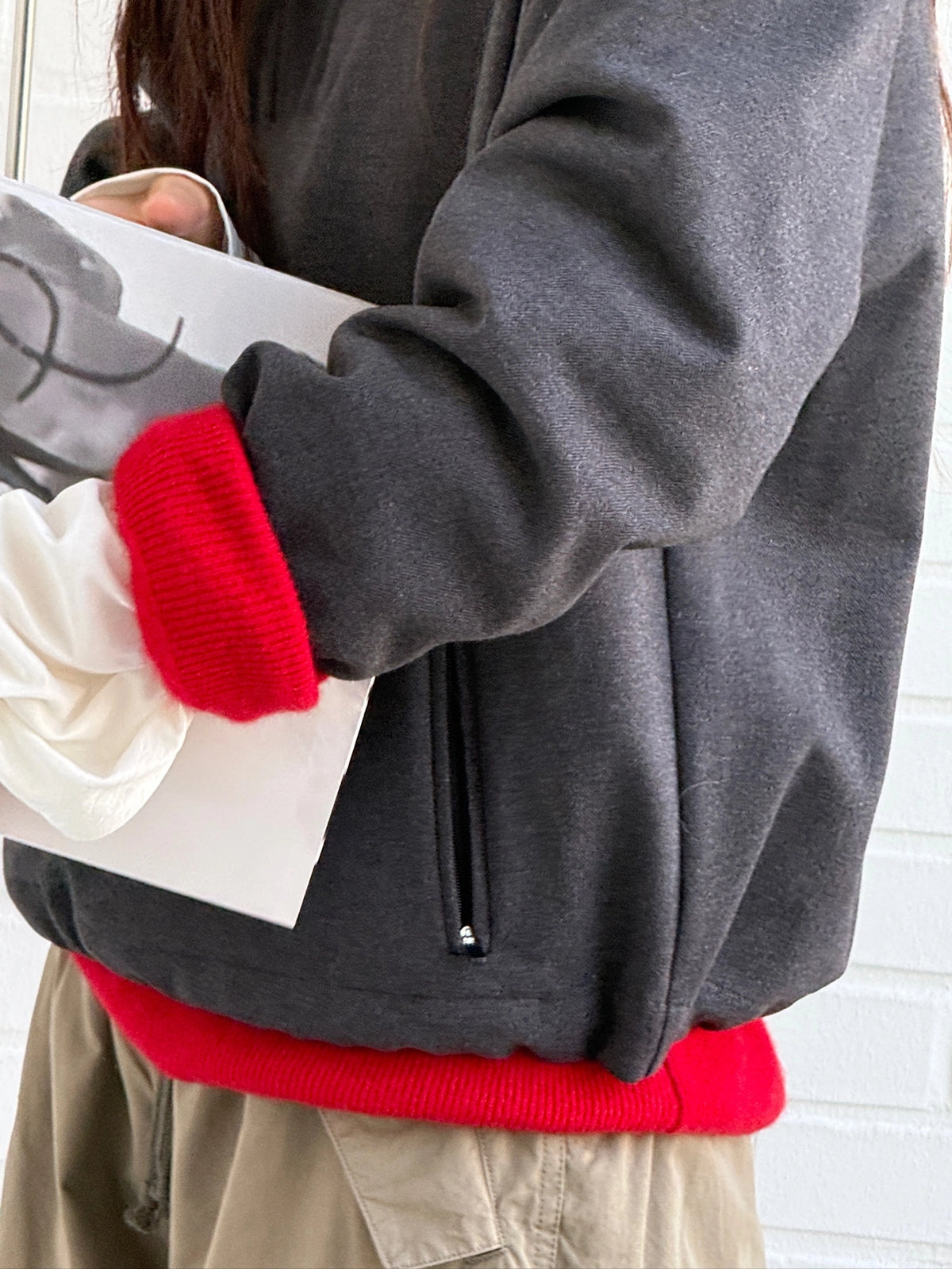 Hering Sweat Zip-up model photo