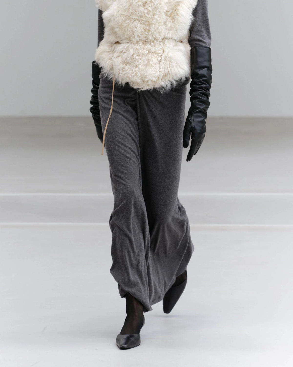 Angora Twist Skirt (2 Colors) model photo